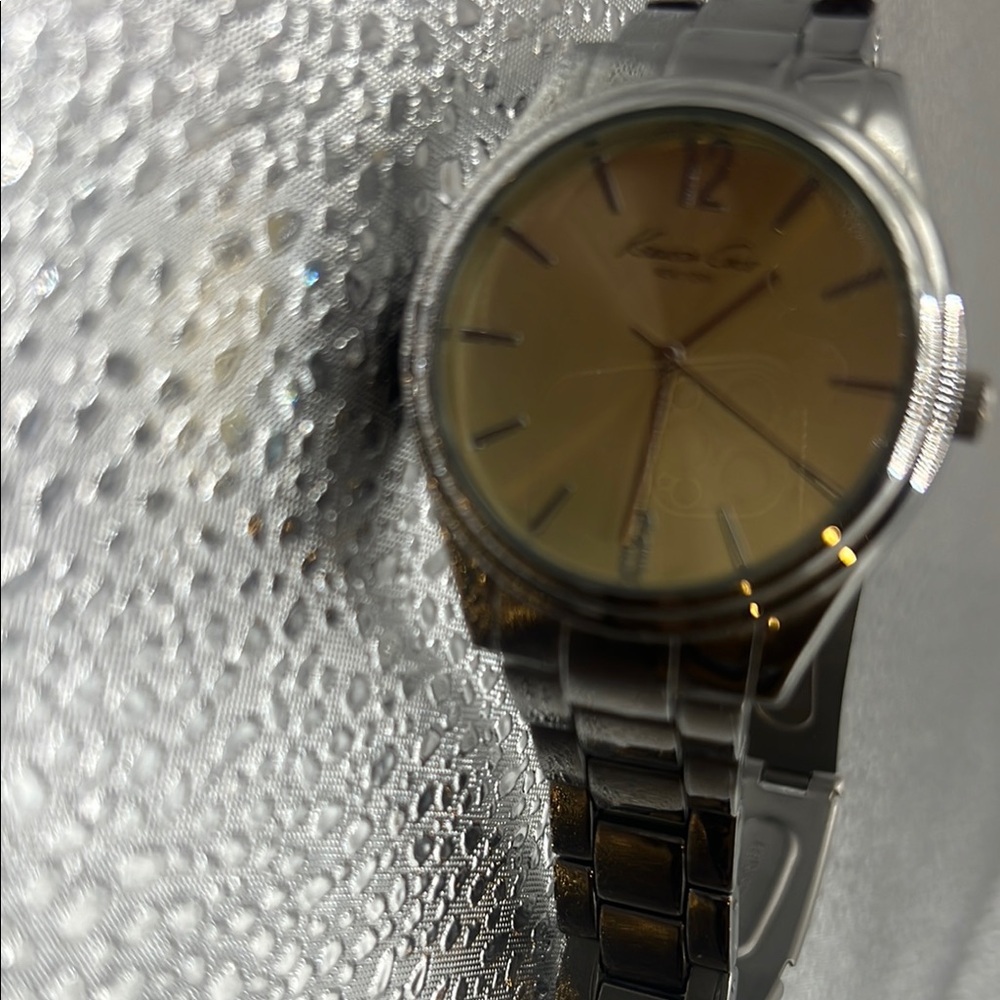 Silver and Gold Watch